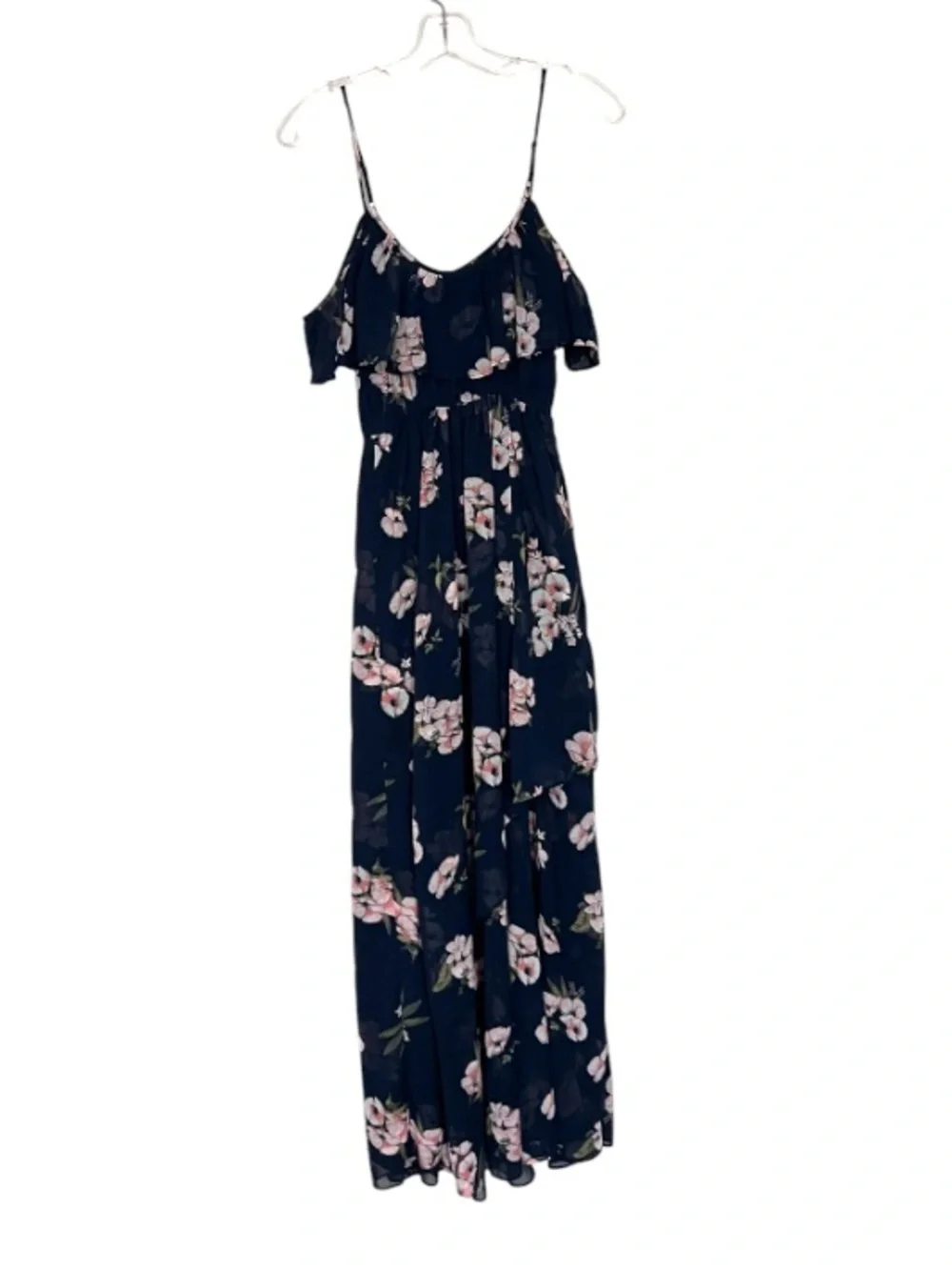 Abercrombie Y2K Floral Maxi Dress Layered Boho Cottagecore Whimsigoth XS